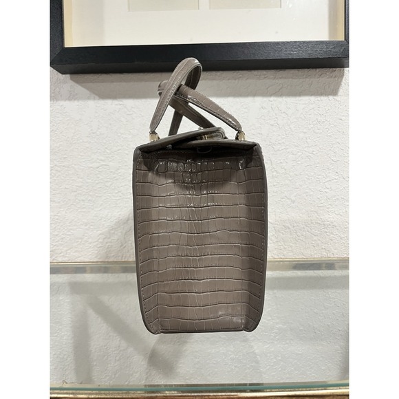 Aspinal Of London Gigi Crocodile Embossed Leather Bag - Picture 3 of 14